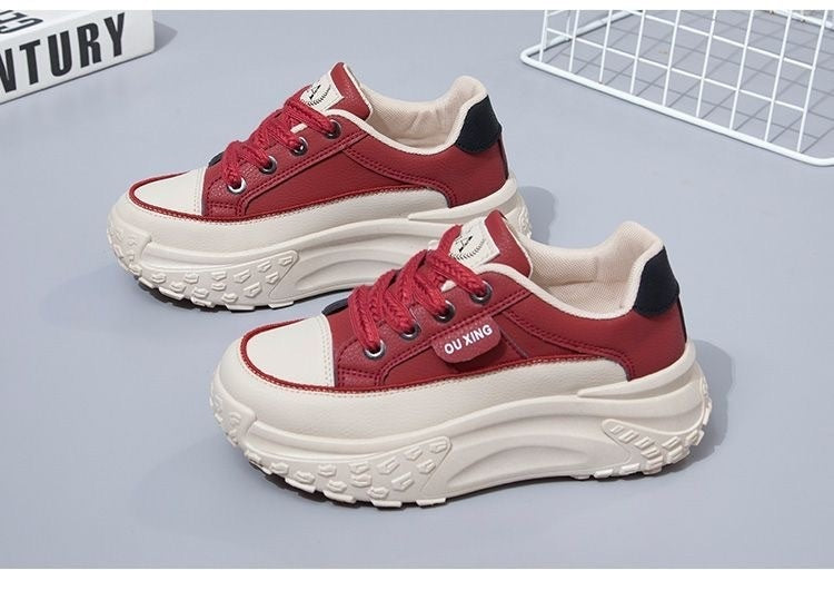 Baskets décontractées polyvalentes de Style coréen, hauteur Augmentante respirante