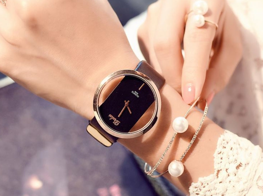 Montre creuse pour dames