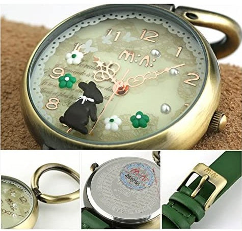 Montre Bracelet en cuir lapin lapin