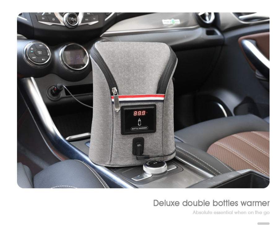 Voiture USB Bébé Bouteille Chauffe-Portable Voyage Lait Maternel Réchauffeur