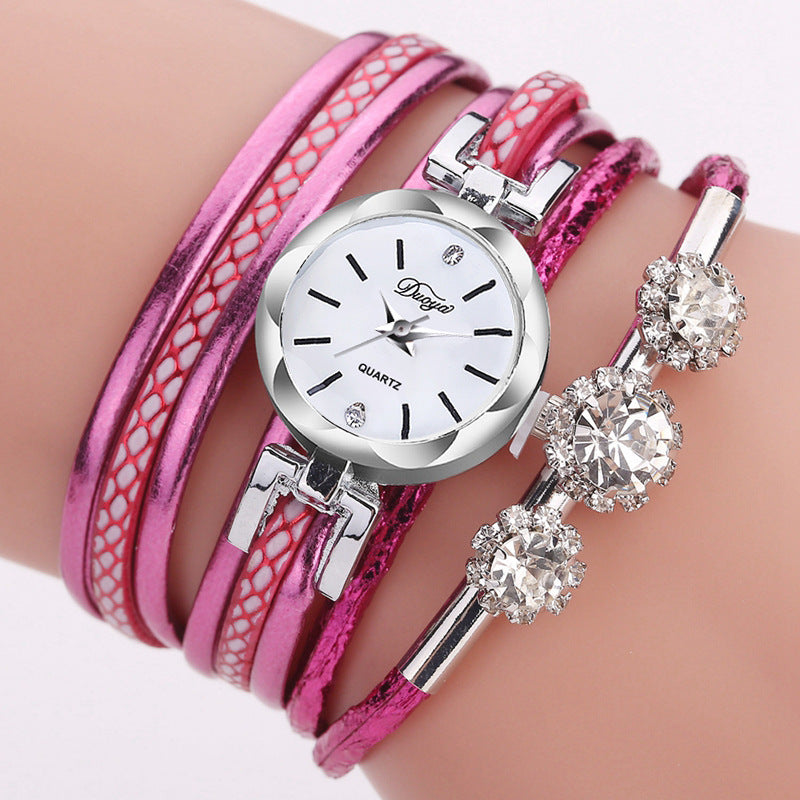 Montre bracelet heure en cristal
