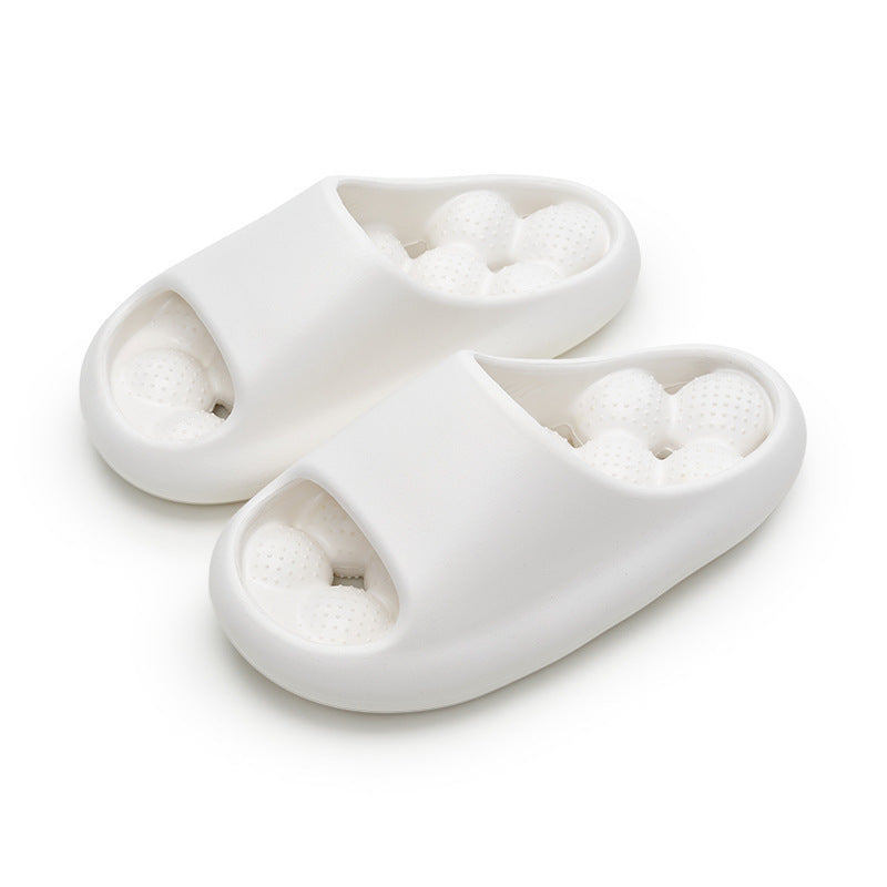 Ball Massage Sole Design Salle de bain Pantoufles Femmes Maison Chaussures Intérieur Non-slip Plancher Accueil Pantoufles D’été