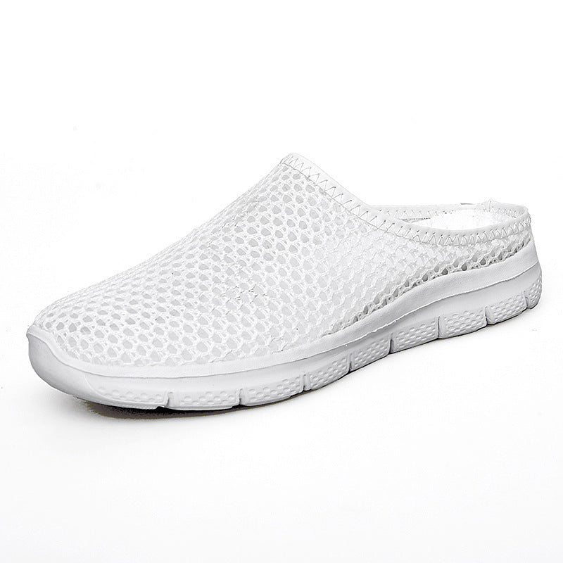 Soft-soled Mesh Surface Breathable One Pedal Couple Style