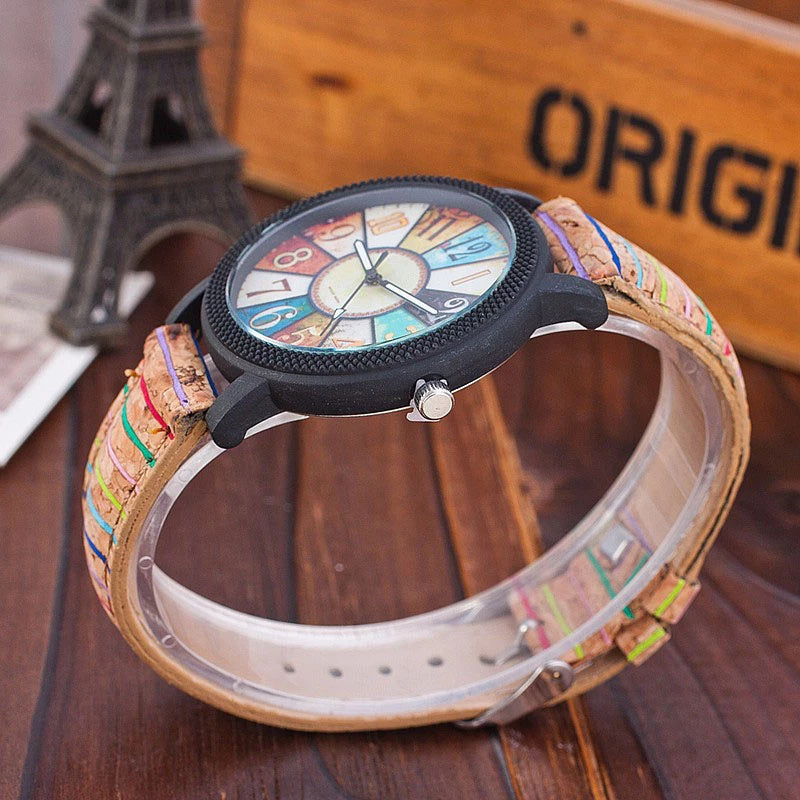 Casual Vintage En Cuir Femmes Quartz Montre-Bracelet Cadeau Horloge
