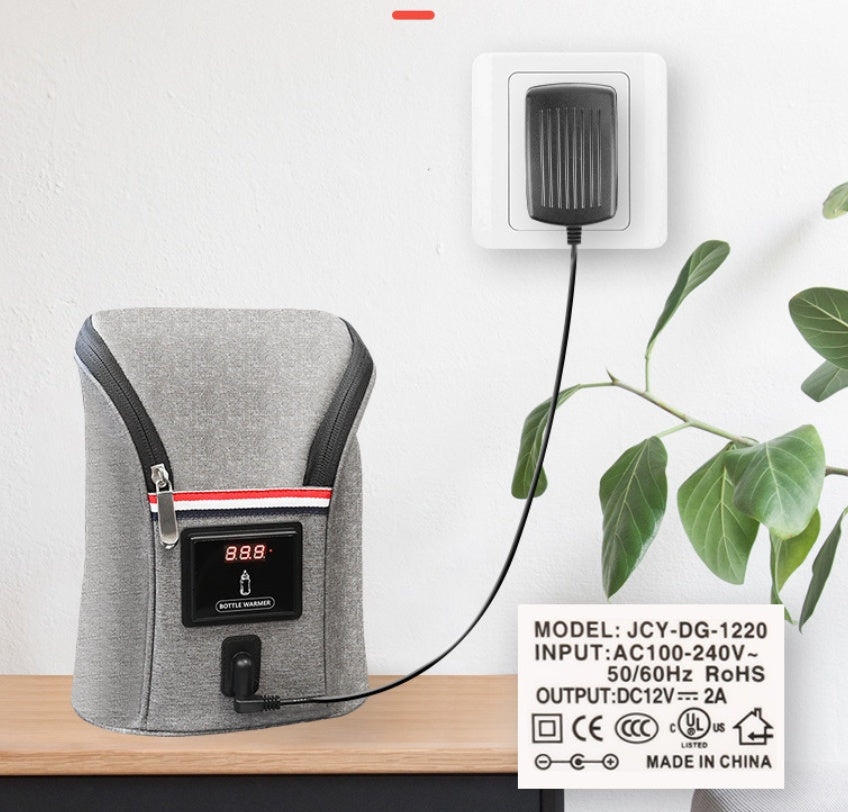 Voiture USB Bébé Bouteille Chauffe-Portable Voyage Lait Maternel Réchauffeur