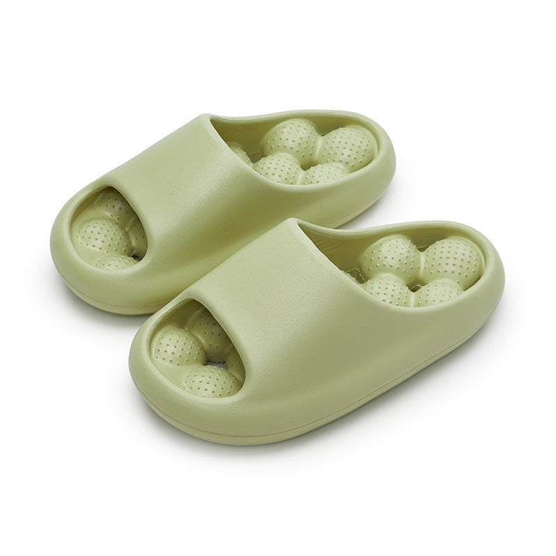 Ball Massage Sole Design Salle de bain Pantoufles Femmes Maison Chaussures Intérieur Non-slip Plancher Accueil Pantoufles D’été