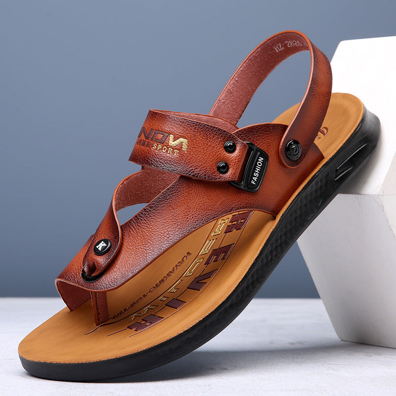 Tongs antidérapantes, chaussures de plage, sandales décontractées en microfibre
