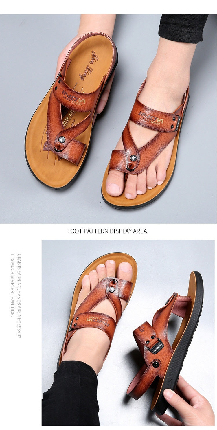 Tongs antidérapantes, chaussures de plage, sandales décontractées en microfibre