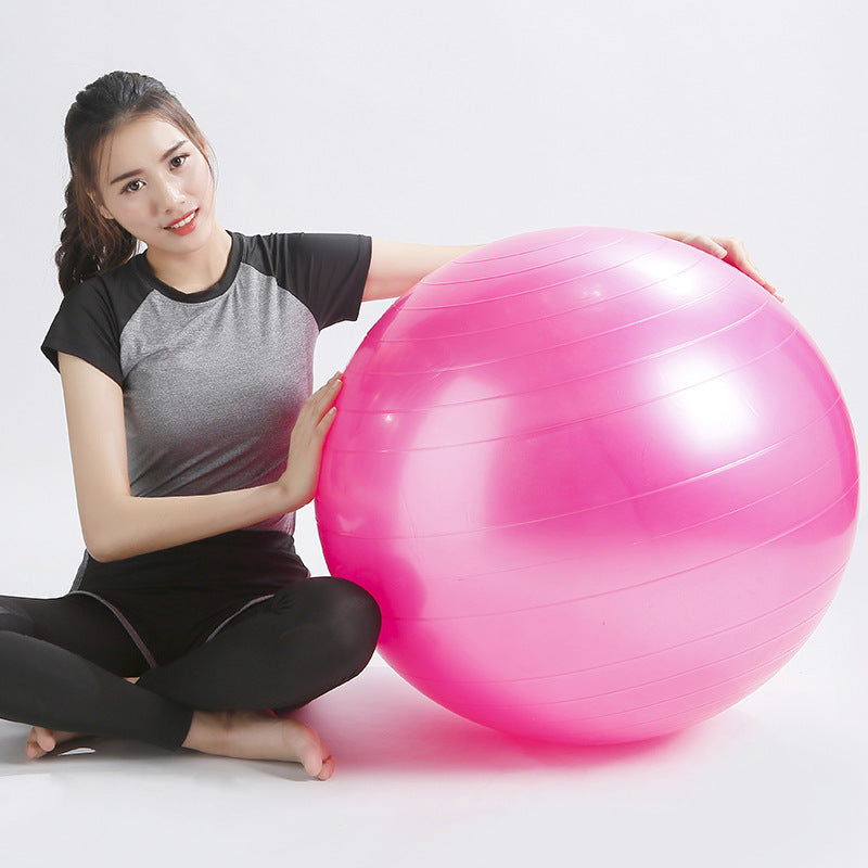 Boule de Yoga Fitness Débutant Enfants Exercice Gymnastique Plus Brillant Balle