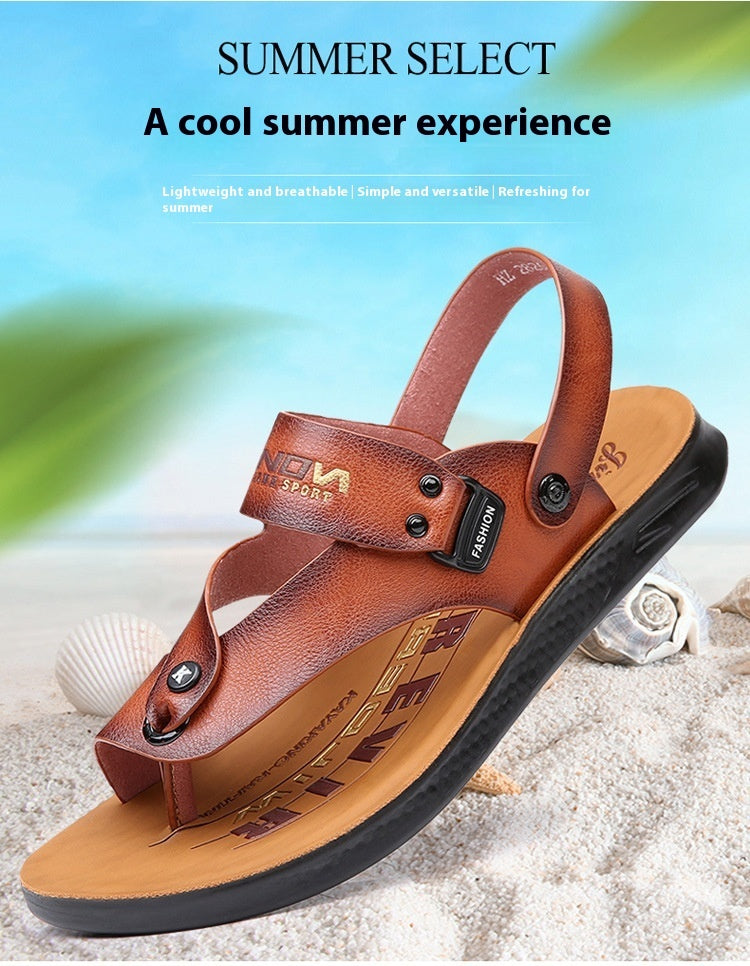 Tongs antidérapantes, chaussures de plage, sandales décontractées en microfibre