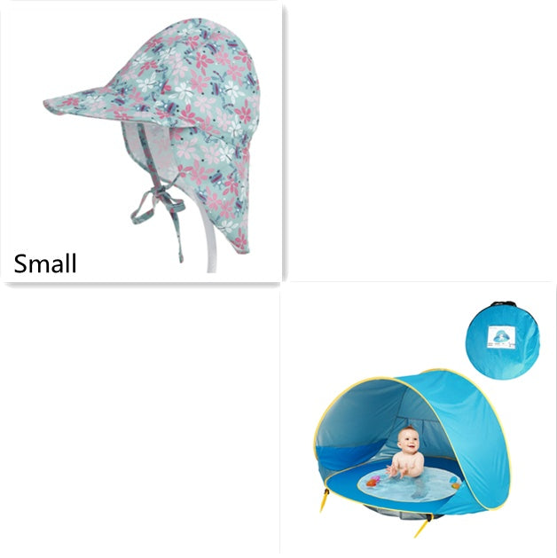 Tente de plage pour bébé Enfants Camping en plein air Facile à plier Imperméable À l’eau Sun Awning Tent UV-protection