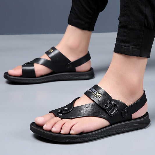 Tongs antidérapantes, chaussures de plage, sandales décontractées en microfibre