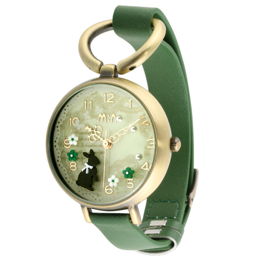 Montre Bracelet en cuir lapin lapin