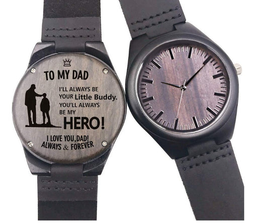 Personnalisé En Bois Montre