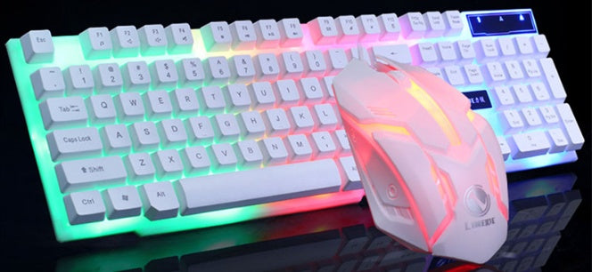 GTX300 de Jeu CF LOL Gaming Clavier Souris Ensemble Lumineux
