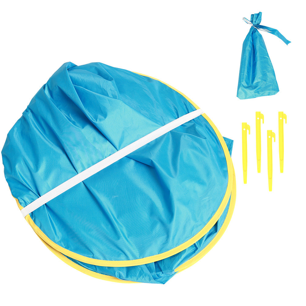 Tente de plage pour bébé Enfants Camping en plein air Facile à plier Imperméable À l’eau Sun Awning Tent UV-protection