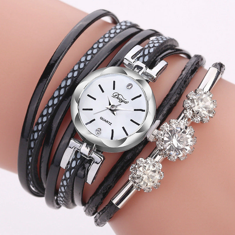 Montre bracelet heure en cristal