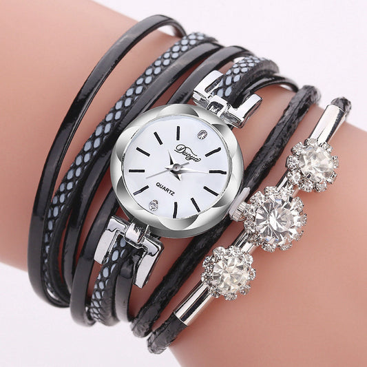 Montre bracelet heure en cristal