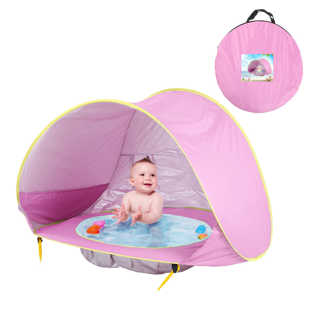 Tente de plage pour bébé Enfants Camping en plein air Facile à plier Imperméable À l’eau Sun Awning Tent UV-protection