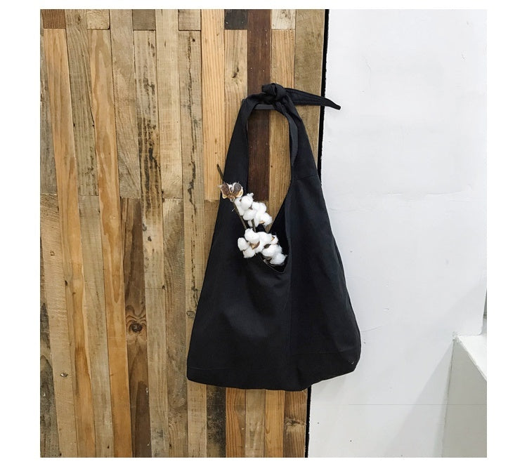 Sac bandoulière simple en toile,
