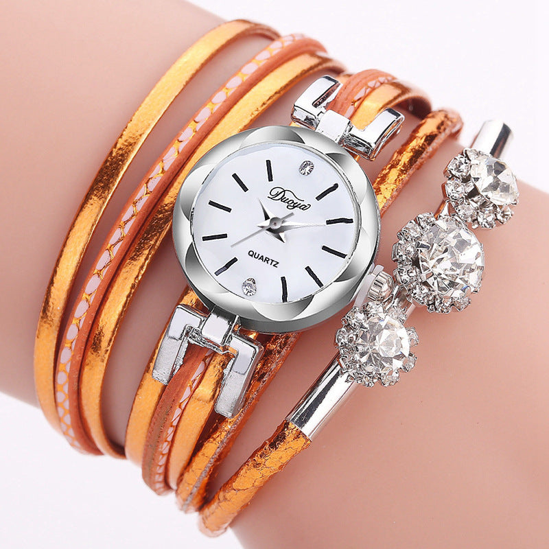 Montre bracelet heure en cristal
