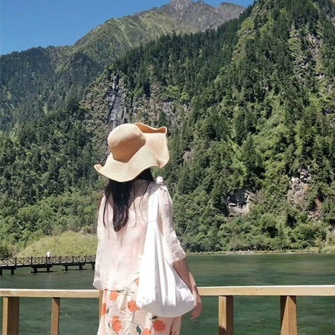 Sac bandoulière simple en toile,