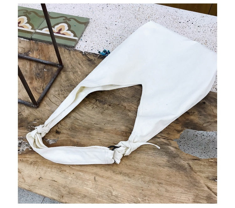 Sac bandoulière simple en toile,