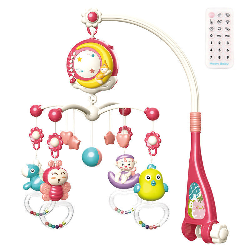 Hochets pour bébé, mobiles pour berceau, porte-jouets, mobile rotatif, cloche de lit, boîte à musique, projection, nouveau-né, bébé, garçon
