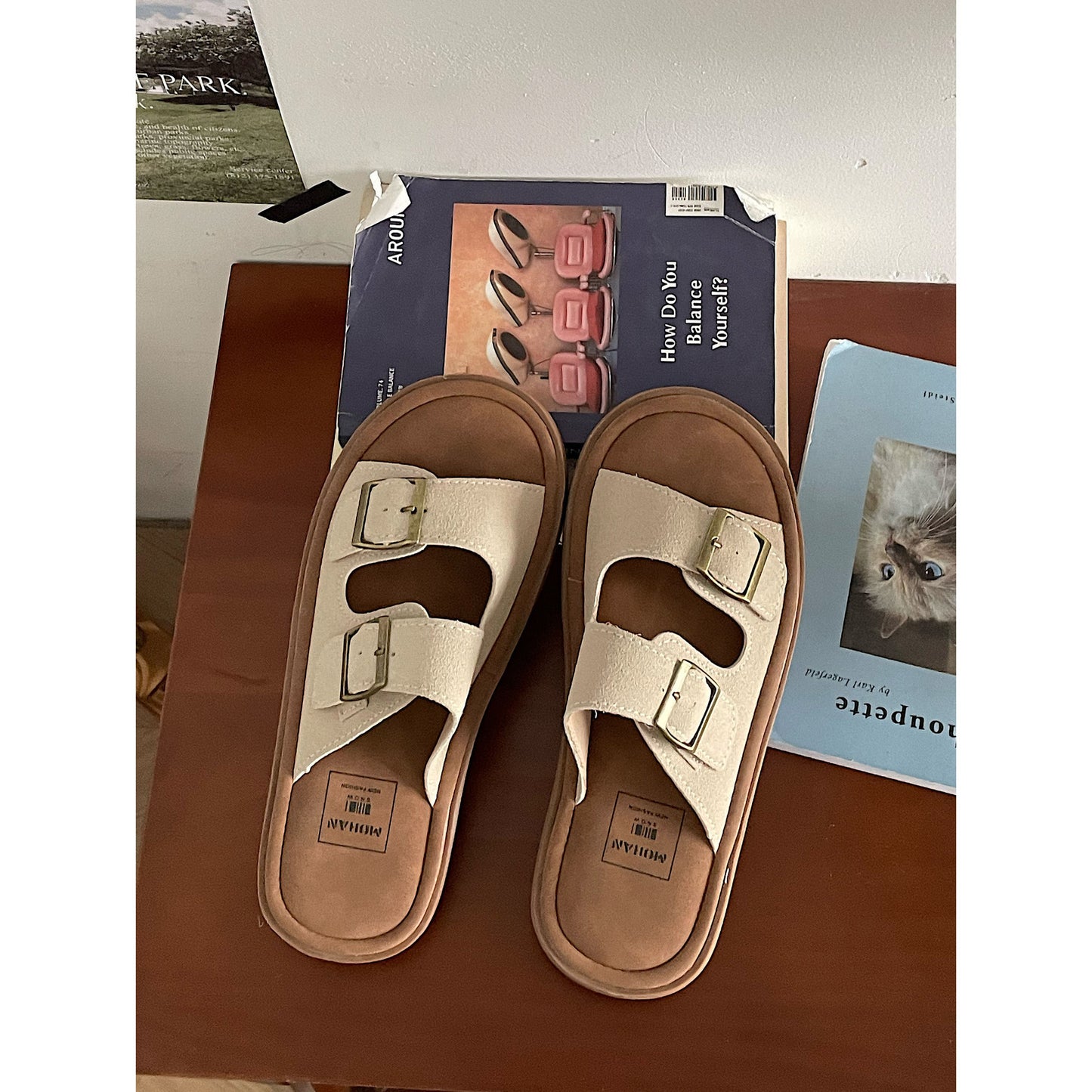 Tongs de plage décontractées à plateforme antidérapante pour femmes Vêtements d'extérieur d'été