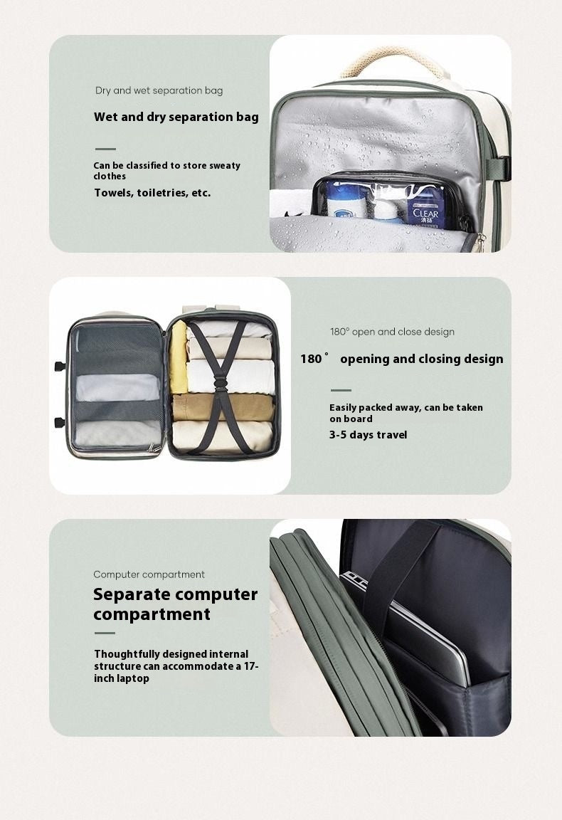 Scalable New Business Travel Large Capacity Computer Schoolbag Women