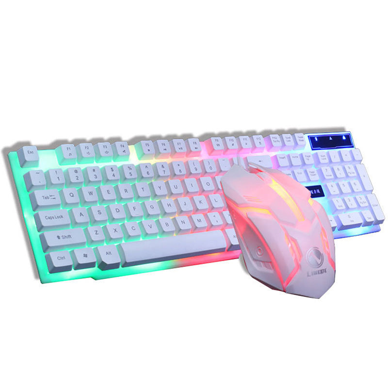 GTX300 de Jeu CF LOL Gaming Clavier Souris Ensemble Lumineux