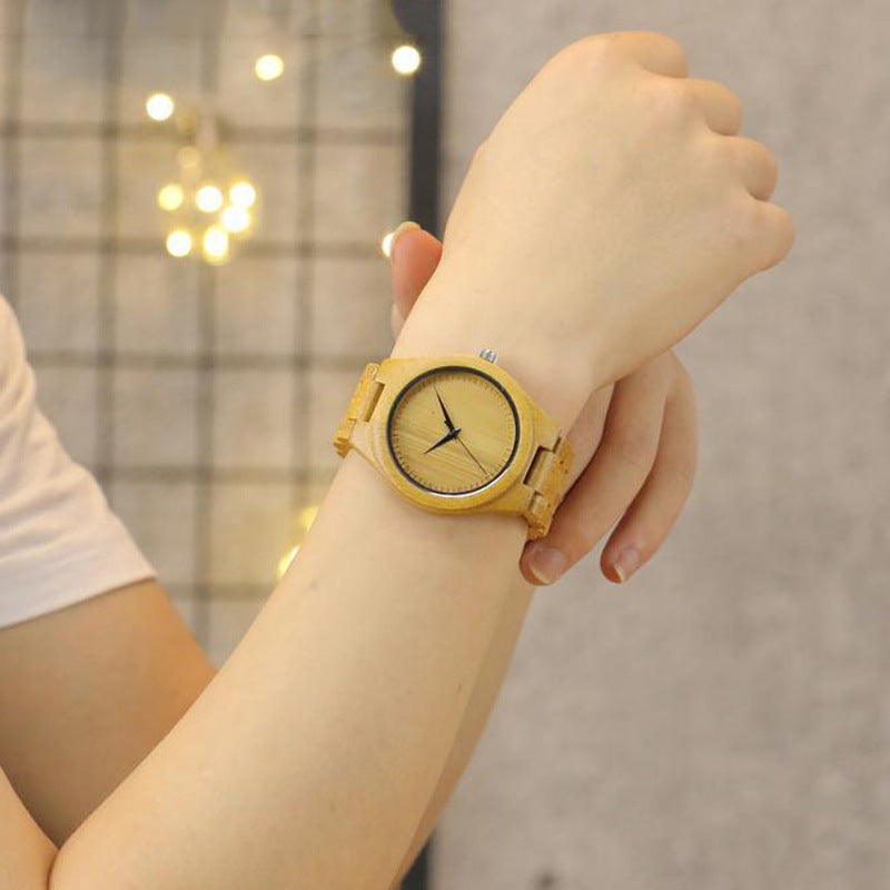 Montre Mode creative bois montre