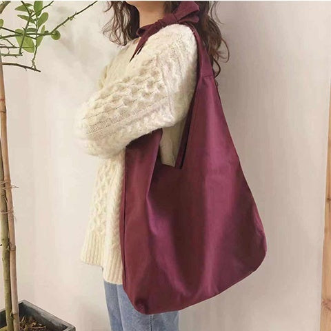 Sac bandoulière simple en toile,