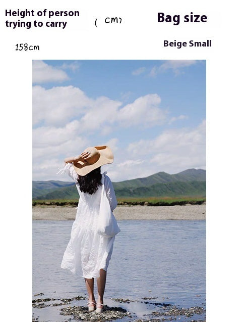 Sac bandoulière simple en toile,