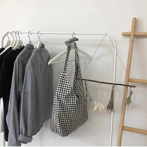 Sac bandoulière simple en toile,
