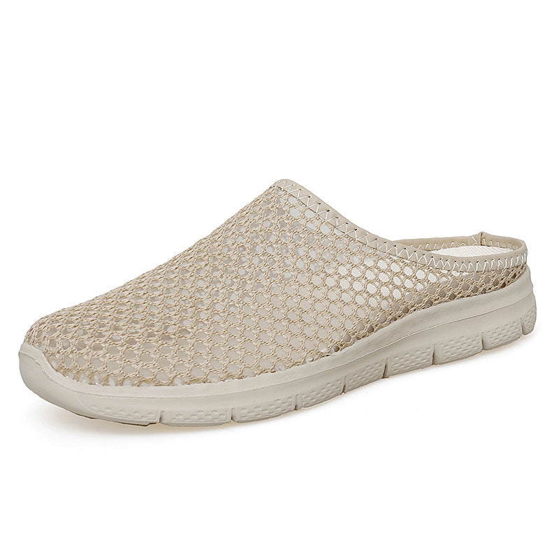 Soft-soled Mesh Surface Breathable One Pedal Couple Style