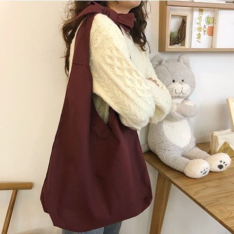Sac bandoulière simple en toile,