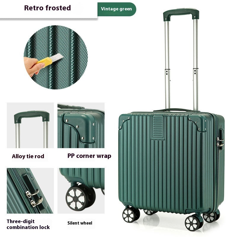 Valise à roulettes de 18 pouces, bagages à motifs imprimés, valise pour petits enfants, sac d'embarquement